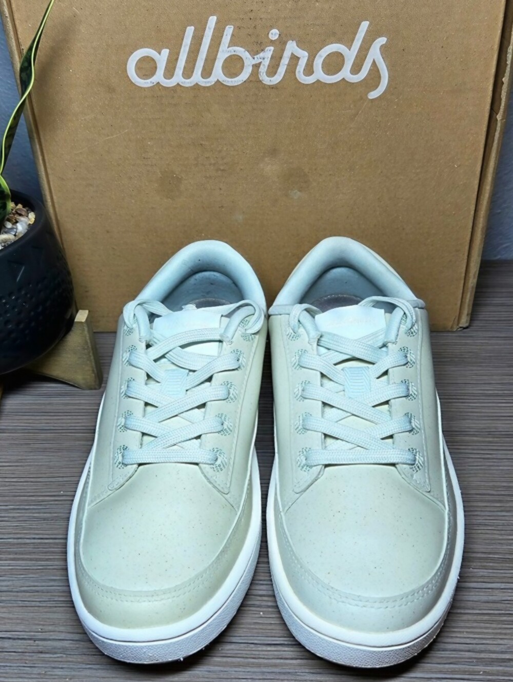 Allbirds Tree Sneakers Sugar Green Lightweight Walking Shoes - Size 5 Women's